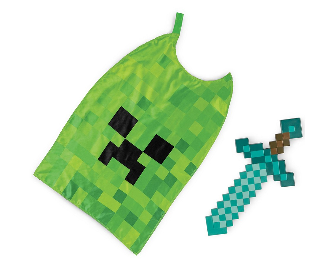 Minecraft set (license), ( sword, cape), one size